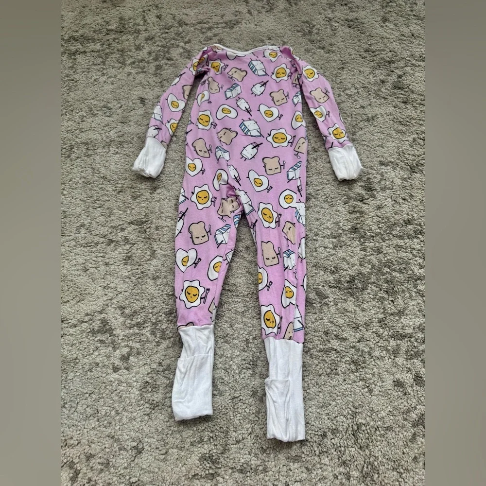 Baby girls 12-18 months Little Sleepies bamboo pajamas - Picture 4 of 4